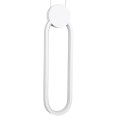 GLOBOSTAR® ILDI  Μοντέρνο Κρεμαστό Φωτιστικό Οροφής LED 12W 1440lm 300° AC 220-240V IP20 Ρυθμιζόμενο Λευκό CCT με On/Off 2700K/4500K/6000K - Lumileds SMD Chip - Λευκό Ματ - Μ10 x Π2.3 x Υ38cm