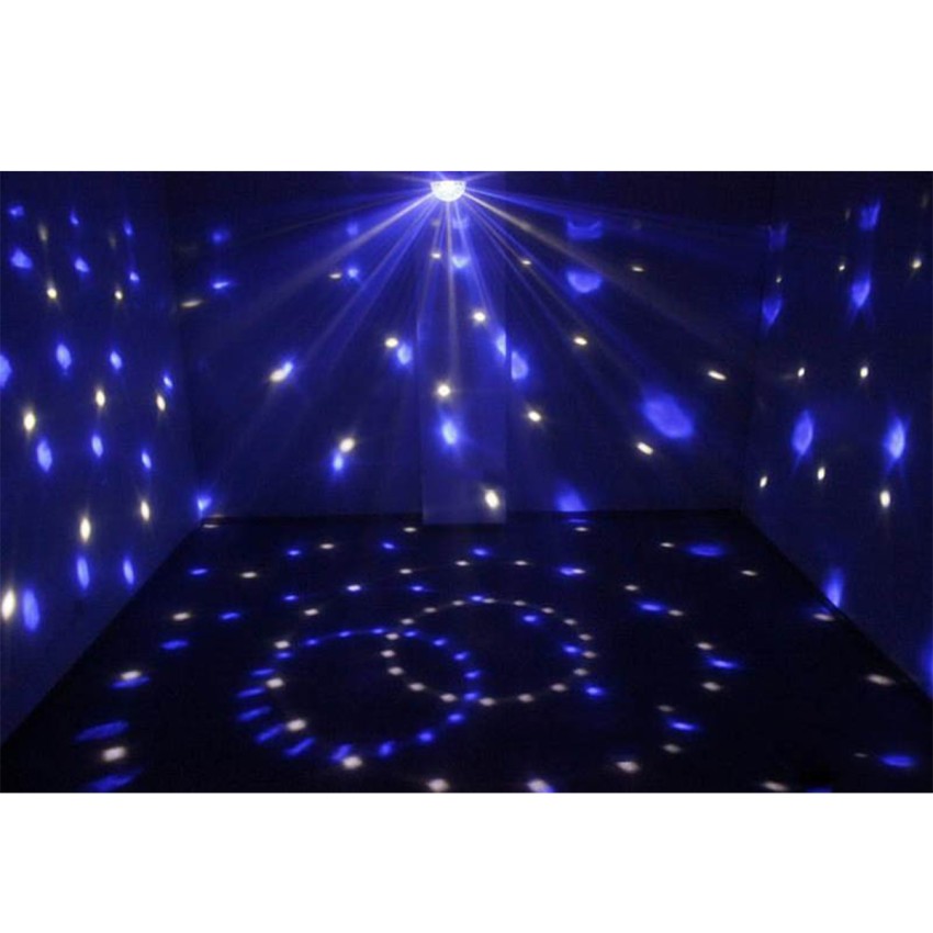 GLOBOSTAR® DISCOBALL  Disco Μπάλα Φωτορυθμικό με RF Ασύρματο Χειριστήριο LED 15W 750lm 180° AC 220-240V IP20 Πολύχρωμο RGB - Μ11 x Π8.6 x Υ13cm