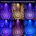 GLOBOSTAR® DISCOBALL  Disco Μπάλα Φωτορυθμικό με RF Ασύρματο Χειριστήριο LED 15W 750lm 180° AC 220-240V IP20 Πολύχρωμο RGB - Μ11 x Π8.6 x Υ13cm