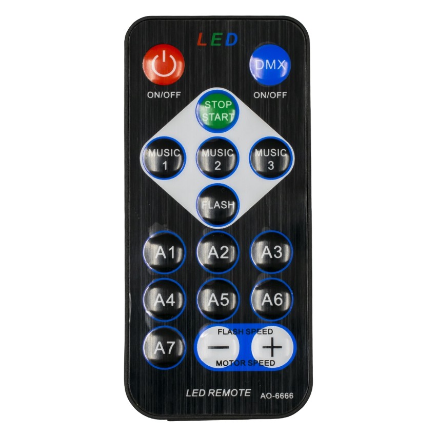 GLOBOSTAR® DISCOBALL  Disco Μπάλα Φωτορυθμικό με RF Ασύρματο Χειριστήριο LED 15W 750lm 180° AC 220-240V IP20 Πολύχρωμο RGB - Μ11 x Π8.6 x Υ13cm