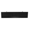 GLOBOSTAR® DISPLAY  Κυλιόμενη Ψηφιακή Επιγραφή Μονής Όψης 96x16cm P10 96x16 Pixel LED 75W AC 220-240V Αδιάβροχο IP65 Κόκκινο - WiFi Control μέσω FK APP - Αισθητήρας Θερμοκρασίας & Υγρασίας - Μ104 x Π9 x Υ24cm