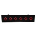 GLOBOSTAR® DISPLAY  Κυλιόμενη Ψηφιακή Επιγραφή P10 Μονής Όψης LED AC 220-240V Αδιάβροχο IP65 RGB - WiFi Control μέσω FK APP - Αισθητήρας Θερμοκρασίας & Υγρασίας - Μ104 x Π9 x Υ24cm