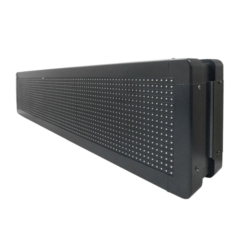 GLOBOSTAR® DISPLAY  Κυλιόμενη Ψηφιακή Επιγραφή P10 Διπλής Όψης LED AC 220-240V Αδιάβροχο IP65 RGB - WiFi Control μέσω FK APP - Αισθητήρας Θερμοκρασίας & Υγρασίας - Μ104 x Π12 x Υ20cm