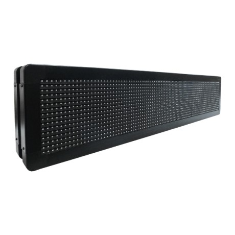 GLOBOSTAR® DISPLAY  Κυλιόμενη Ψηφιακή Επιγραφή P10 Διπλής Όψης LED AC 220-240V Αδιάβροχο IP65 RGB - WiFi Control μέσω FK APP - Αισθητήρας Θερμοκρασίας & Υγρασίας - Μ104 x Π12 x Υ20cm