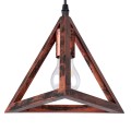 TRIANGLE  Μοντέρνο Κρεμαστό Φωτιστικό Ράγα Πολύφωτο 5 x E27 IP20 Χάλκινο Μέταλλο - Μ170 x Π22 x Y130cm