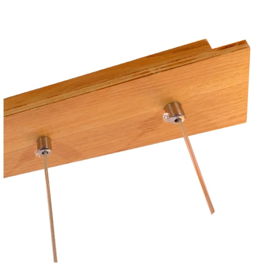 CALISTA Μοντέρνο Κρεμαστό Φωτιστικό Ραγα Πολύφωτο 11 x G4 IP20 Μπεζ Ξύλο - Μ120 x Π8 x Υ33cm CALISTA Μοντέρνο Κρεμαστό Φωτιστικό Ραγα Πολύφωτο 11 x G4 IP20 Μπεζ Ξύλο - Μ120 x Π8 x Υ33cm