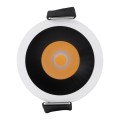 MICRO-S  Χωνευτό LED Spot Downlight TrimLess Φ4cm 5W 625lm 38° AC 220-240V IP20 Φ4 x Υ5.9cm - Στρόγγυλο - Λευκό με Μαύρο Κάτοπτρο - Θερμό Λευκό 2700K - Bridgelux COB