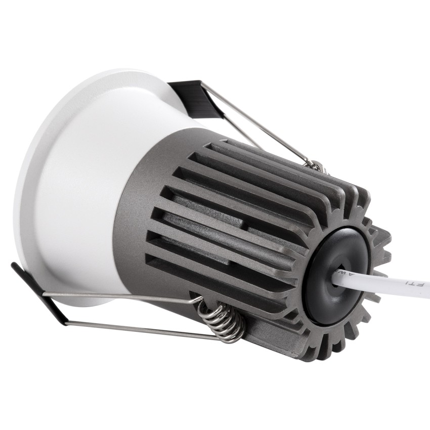 MICRO-B  Χωνευτό LED Spot Downlight TrimLess Φ6cm 7W 910lm 38° AC 220-240V IP20 Φ6 x Υ7.8cm - Στρόγγυλο - Λευκό - Φυσικό Λευκό 4500K - Bridgelux COB