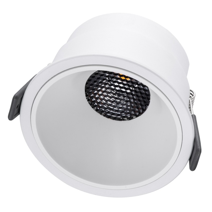 PLUTO-B  Χωνευτό LED Spot Downlight TrimLess Φ10.4cm 15W 1950lm 38° AC 220-240V IP20 Φ10.4 x Υ6.5cm - Στρόγγυλο - Λευκό & Anti-Glare HoneyComb - Φυσικό Λευκό 4500K - Bridgelux COB