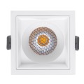 PLUTO-M  Χωνευτό LED Spot Downlight TrimLess Μ8.4xΠ8.4cm 10W 1300lm 38° AC 220-240V IP20 Μ8.4 x Π8.4 x Υ5.9cm - Τετράγωνο - Λευκό & Anti-Glare HoneyComb - Φυσικό Λευκό 4500K - Bridgelux COB