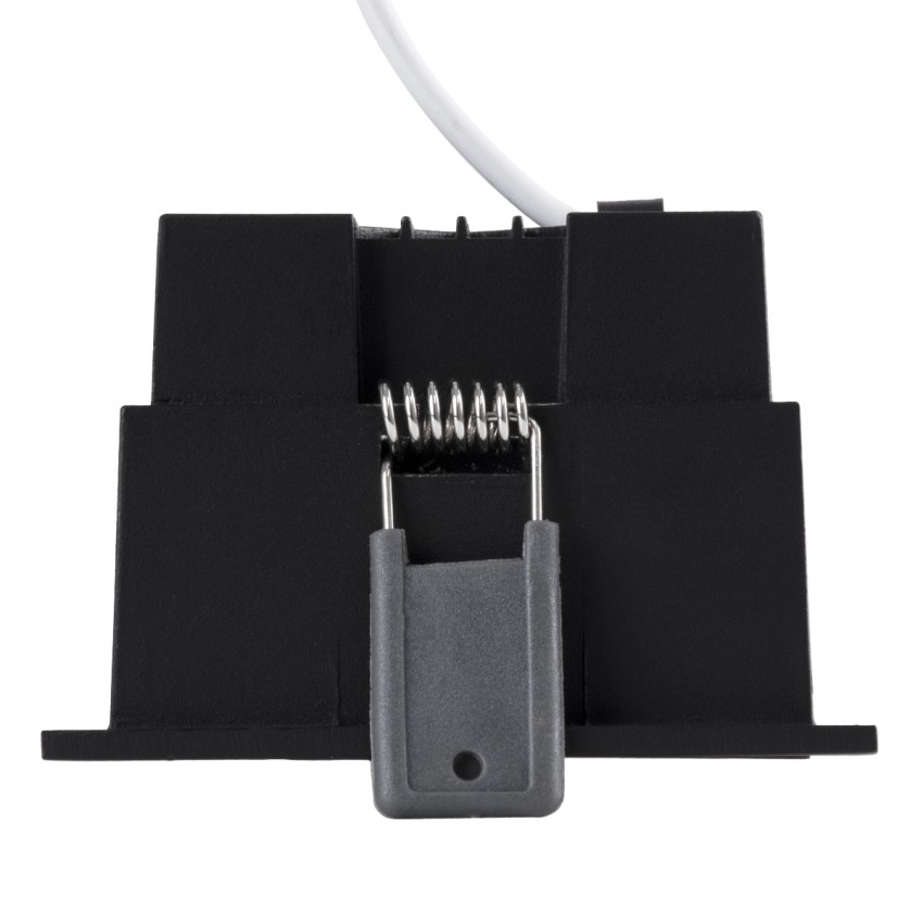 PLUTO-M  Χωνευτό LED Spot Downlight TrimLess Μ8.4xΠ8.4cm 10W 1250lm 38° AC 220-240V IP20 Μ8.4 x Π8.4 x Υ5.9cm - Τετράγωνο - Μαύρο & Anti-Glare HoneyComb - Θερμό Λευκό 2700K - Bridgelux COB