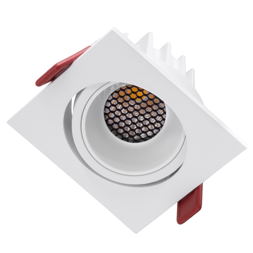 LEO-SQ Χωνευτό LED Spot Downlight TrimLess Μ8.5xΠ8.5cm 10W 1300lm 38° AC 220-240V IP20 Μ8.5 x Π8.5 x Υ6.6cm - Τετράγωνο - Κινούμενο - Λευκό & Anti-Glare HoneyComb - Φυσικό Λευκό 4500K - Bridgelux COB LEO-SQ Χωνευτό LED Spot Downlight TrimLess Μ8.5xΠ8.5cm 10W 1300lm 38° AC 220-240V IP20 Μ8.5 x Π8.5 x Υ6.6cm - Τετράγωνο - Κινούμενο - Λευκό & Anti-Glare HoneyComb - Φυσικό Λευκό 4500K - Bridgelux COB