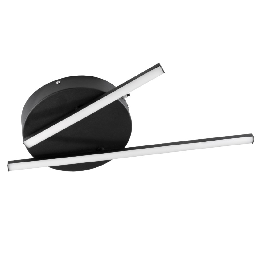 GLOBOSTAR® DRACO  Μοντέρνο Φωτιστικό Οροφής LED 36W 4428lm 120° AC 220-240V IP20 Ρυθμιζόμενο Λευκό CCT με Χειριστήριο από 2700K έως 6000K Dimmable - Lumileds SMD Chip - Μαύρο Ματ - Μ50 x Π50 x Υ6cm