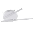 GLOBOSTAR® DRACO  Μοντέρνο Φωτιστικό Οροφής LED 36W 4428lm 120° AC 220-240V IP20 Ρυθμιζόμενο Λευκό CCT με Χειριστήριο από 2700K έως 6000K Dimmable - Lumileds SMD Chip - Λευκό Ματ - Μ50 x Π50 x Υ6cm
