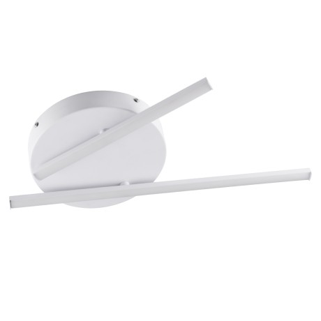 GLOBOSTAR® DRACO  Μοντέρνο Φωτιστικό Οροφής LED 36W 4428lm 120° AC 220-240V IP20 Ρυθμιζόμενο Λευκό CCT με Χειριστήριο από 2700K έως 6000K Dimmable - Lumileds SMD Chip - Λευκό Ματ - Μ50 x Π50 x Υ6cm