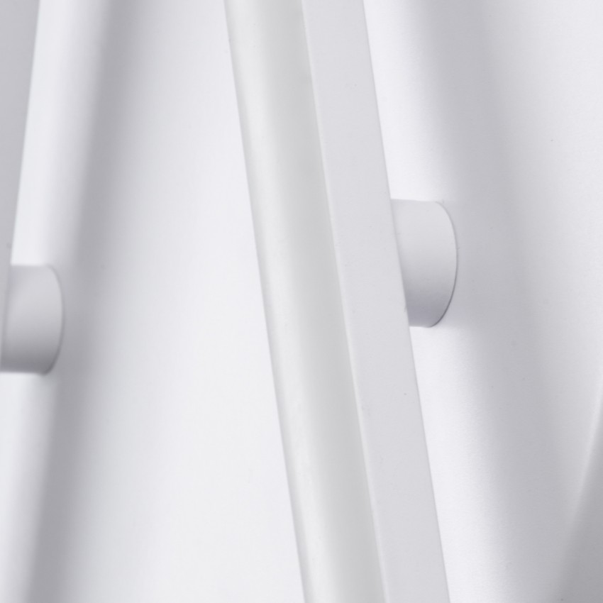 GLOBOSTAR® DRACO  Μοντέρνο Φωτιστικό Οροφής LED 36W 4428lm 120° AC 220-240V IP20 Ρυθμιζόμενο Λευκό CCT με Χειριστήριο από 2700K έως 6000K Dimmable - Lumileds SMD Chip - Λευκό Ματ - Μ50 x Π50 x Υ6cm