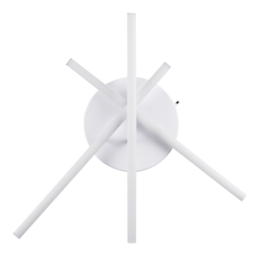 GLOBOSTAR® DRACO  Μοντέρνο Φωτιστικό Οροφής LED 45W 5535lm 120° AC 220-240V IP20 Ρυθμιζόμενο Λευκό CCT με Χειριστήριο από 2700K έως 6000K Dimmable - Lumileds SMD Chip - Λευκό Ματ - Μ50 x Π50 x Υ11cm