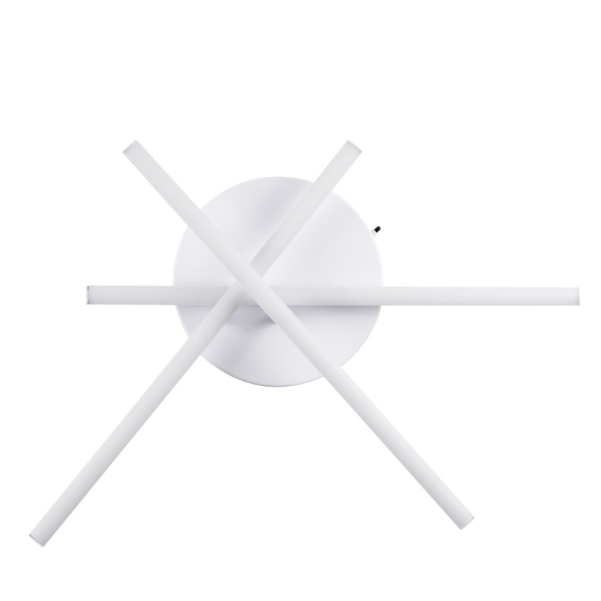 GLOBOSTAR® DRACO  Μοντέρνο Φωτιστικό Οροφής LED 45W 5535lm 120° AC 220-240V IP20 Ρυθμιζόμενο Λευκό CCT με Χειριστήριο από 2700K έως 6000K Dimmable - Lumileds SMD Chip - Λευκό Ματ - Μ50 x Π50 x Υ11cm