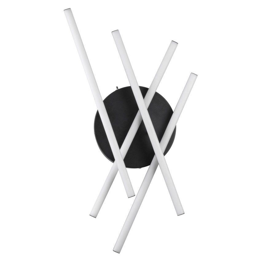 GLOBOSTAR® DRACO  Μοντέρνο Φωτιστικό Οροφής LED 60W 7380lm 120° AC 220-240V IP20 Ρυθμιζόμενο Λευκό CCT με Χειριστήριο από 2700K έως 6000K Dimmable - Lumileds SMD Chip - Μαύρο Ματ - Μ60 x Π60 x Υ11cm