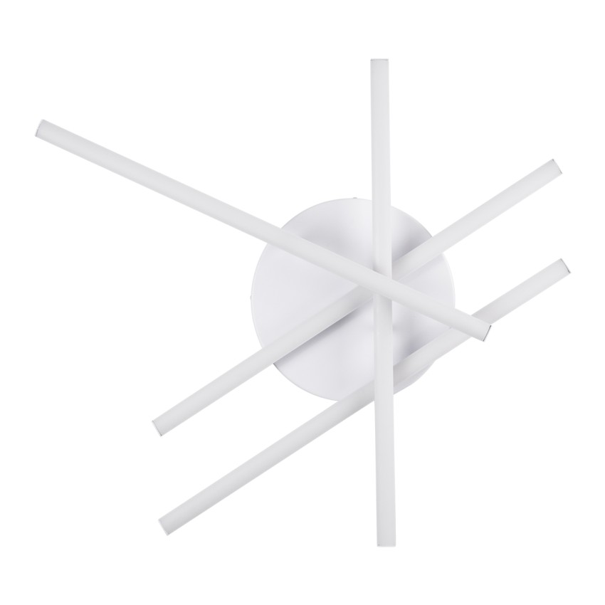 GLOBOSTAR® DRACO  Μοντέρνο Φωτιστικό Οροφής LED 60W 7380lm 120° AC 220-240V IP20 Ρυθμιζόμενο Λευκό CCT με Χειριστήριο από 2700K έως 6000K Dimmable - Lumileds SMD Chip - Λευκό Ματ - Μ60 x Π60 x Υ11cm