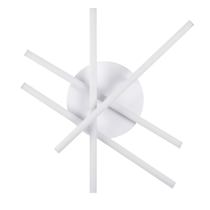 GLOBOSTAR® DRACO  Μοντέρνο Φωτιστικό Οροφής LED 60W 7380lm 120° AC 220-240V IP20 Ρυθμιζόμενο Λευκό CCT με Χειριστήριο από 2700K έως 6000K Dimmable - Lumileds SMD Chip - Λευκό Ματ - Μ60 x Π60 x Υ11cm