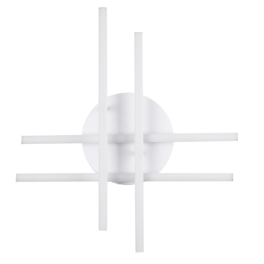 GLOBOSTAR® DRACO  Μοντέρνο Φωτιστικό Οροφής LED 60W 7380lm 120° AC 220-240V IP20 Ρυθμιζόμενο Λευκό CCT με Χειριστήριο από 2700K έως 6000K Dimmable - Lumileds SMD Chip - Λευκό Ματ - Μ60 x Π60 x Υ11cm