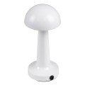 COCO  Μοντέρνο Επιτραπέζιο Φωτιστικό Πορτατίφ LED 1.5W 105lm 120° DC 5V Επαναφορτιζόμενο με Μπαταρία 1800mAh - Διακόπτη Αφής με 3 Εντάσεις Φωτισμού Θερμό Λευκό 2700K Dimmable - Φ10 x 22cm - Λευκό