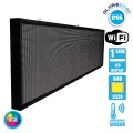 Κυλιόμενη Ψηφιακή Επιγραφή P10 LED SMD AC 220-240V με Wi-Fi - Αδιάβροχή IP54 - Μονής Όψης - Μ264 x Π9 x Υ72cm RGBW