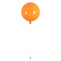GLOBOSTAR® BALLOON  Παιδικό Φωτιστικό Οροφής με Ντουί 1 x E27 AC 220-240V IP20 - Πορτοκαλί - Μ30 x Π30 x Υ33cm