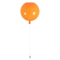 GLOBOSTAR® BALLOON  Παιδικό Φωτιστικό Οροφής με Ντουί 1 x E27 AC 220-240V IP20 - Πορτοκαλί - Μ30 x Π30 x Υ33cm
