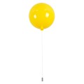 GLOBOSTAR® BALLOON  Παιδικό Φωτιστικό Οροφής με Ντουί 1 x E27 AC 220-240V IP20 - Κίτρινο - Μ30 x Π30 x Υ33cm