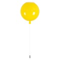 GLOBOSTAR® BALLOON  Παιδικό Φωτιστικό Οροφής με Ντουί 1 x E27 AC 220-240V IP20 - Κίτρινο - Μ30 x Π30 x Υ33cm