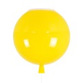 GLOBOSTAR® BALLOON  Παιδικό Φωτιστικό Οροφής με Ντουί 1 x E27 AC 220-240V IP20 - Κίτρινο - Μ30 x Π30 x Υ33cm