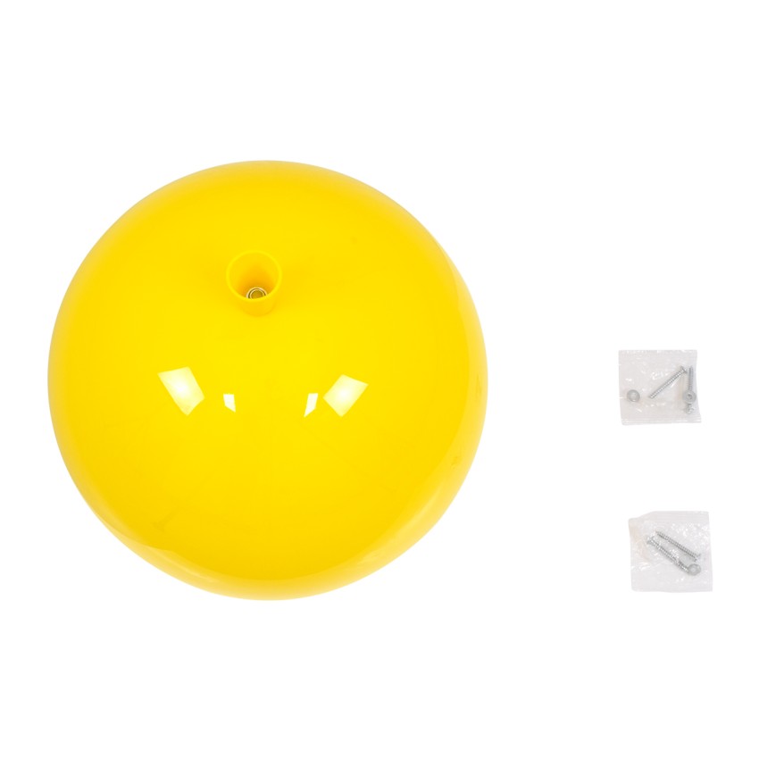 GLOBOSTAR® BALLOON  Παιδικό Φωτιστικό Οροφής με Ντουί 1 x E27 AC 220-240V IP20 - Κίτρινο - Μ30 x Π30 x Υ33cm