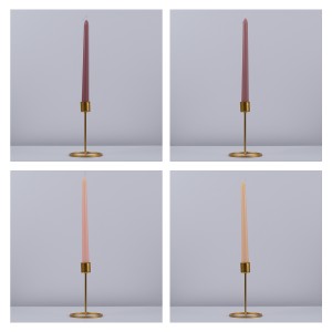 AUTUMN-CALM  ΣΕΤ 4 Αρωματικά Κεριά Κηροπηγίου Παραφίνης με Άρωμα Άγριο Τριαντάφυλλο Πολύχρωμα Μ2 x Π2 x Υ25cm