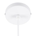 GLOBOSTAR® HANNA  Boho Κρεμαστό Φωτιστικό Οροφής με Ντουί 1 x E27 AC 220-240V IP20 - Μπεζ & Λευκό - Μ4 x Π4 x Υ110cm