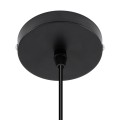 GLOBOSTAR® HANNA  Μοντέρνο Φωτιστικό Οροφής με Ντουί 1 x E27 AC 220-240V IP20 - Μαύρο - Μ4 x Π4 x Υ110cm