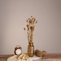WILDCARROT  Αποξηραμένο Φυτό Άγριο Καρότο - Μπουκέτο Διακοσμητικών Κλαδιών Μπεζ Υ60cm