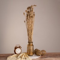 WILDCARROT  Αποξηραμένο Φυτό Άγριο Καρότο - Μπουκέτο Διακοσμητικών Κλαδιών Μπεζ Υ80cm