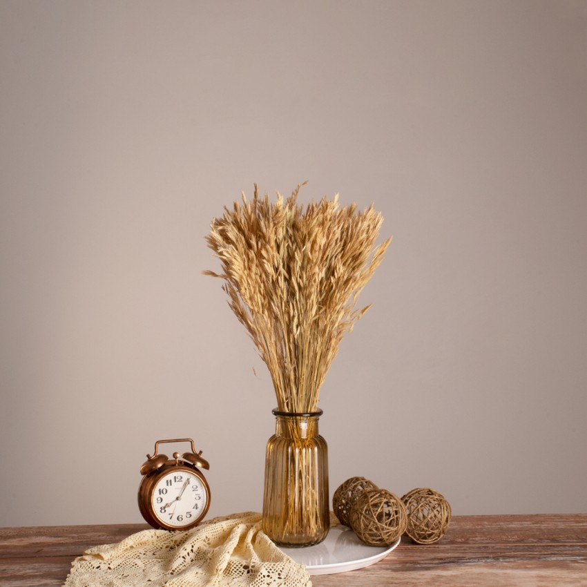 WHEAT  Αποξηραμένο Φυτό Σίτος - Μπουκέτο Διακοσμητικών Κλαδιών Μπεζ Υ60cm