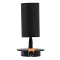 GLOBOSTAR® LEO  Χωνευτό Κινούμενο Φωτιστικό Downlight Σποτ με Ντουί 1 x GU10 90° AC 220-240V IP20 - Μαύρο Ματ - Μ9 x Π9 x Υ17cm / Q7cm