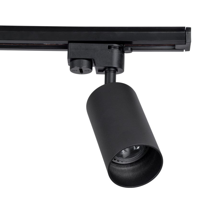 GLOBOSTAR® LEO  Μοντέρνο Φωτιστικό Οροφής με Ντουί 4 x GU10 AC 220-240V IP20 - Μαύρο - Μ100 x Π6 x Υ20cm