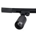GLOBOSTAR® LEO  Μοντέρνο Φωτιστικό Οροφής με Ντουί 4 x GU10 AC 220-240V IP20 - Μαύρο - Μ100 x Π6 x Υ20cm