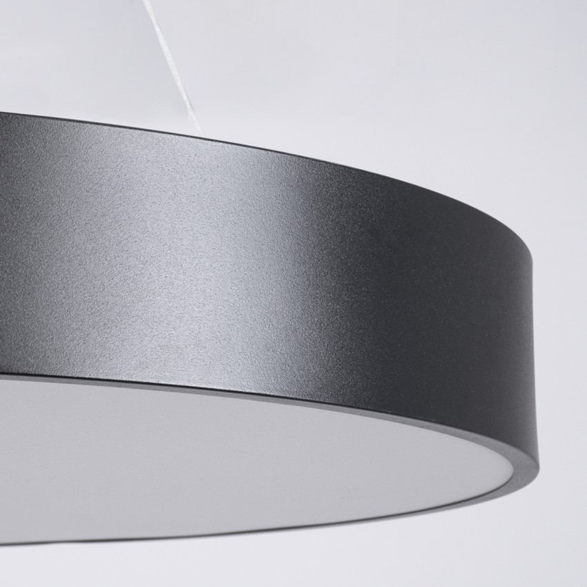 GLOBOSTAR® BURTON  Μοντέρνο Κρεμαστό Φωτιστικό Οροφής LED 75W 8625lm 120° AC 220-240V IP20 Ρυθμιζόμενο Λευκό CCT με Χειριστήριο από 2700K έως 6000K Dimmable - Lumileds SMD Chip - Μαύρο Ματ - Μ60 x Π60 x Υ8cm