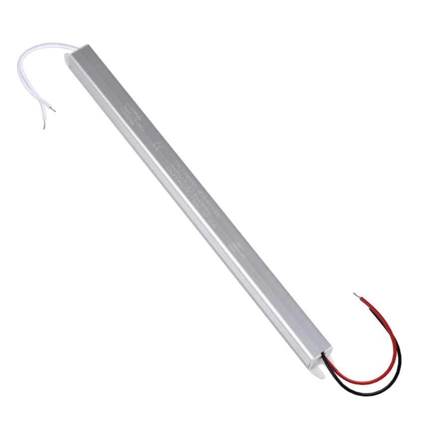 Μεταλλικό Τροφοδοτικό PELV Ultra Slim για Προϊόντα LED 75W 6.25A - AC 220-240V σε DC 12V - IP20 L31 x W1.8 x H1.8cm