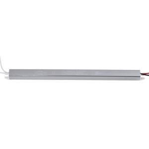 Μεταλλικό Τροφοδοτικό PELV Ultra Slim για Προϊόντα LED 75W 6.25A - AC 220-240V σε DC 12V - IP20 L31 x W1.8 x H1.8cm
