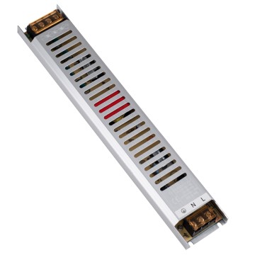 Μεταλλικό Τροφοδοτικό PELV Ultra Slim για Προϊόντα LED 200W 16.5A - AC 220-240V σε DC 12V - IP20 L31 x W5.4 x H2.3cm