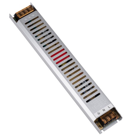 Τροφοδοτικό LED 12V 200W Ultra Slim για MR16 & LED Ταινίες Μεταλλικό IP20