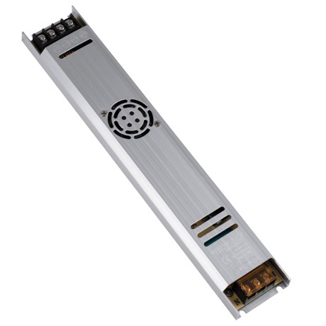 Τροφοδοτικό LED 12V 400W Ultra Slim για MR16 & LED Ταινίες Μεταλλικό IP20