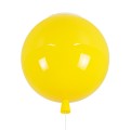 GLOBOSTAR® BALLOON  Παιδικό Φωτιστικό Οροφής με Ντουί 1 x E27 AC 220-240V IP20 - Κίτρινο - Μ30 x Π30 x Υ33cm
